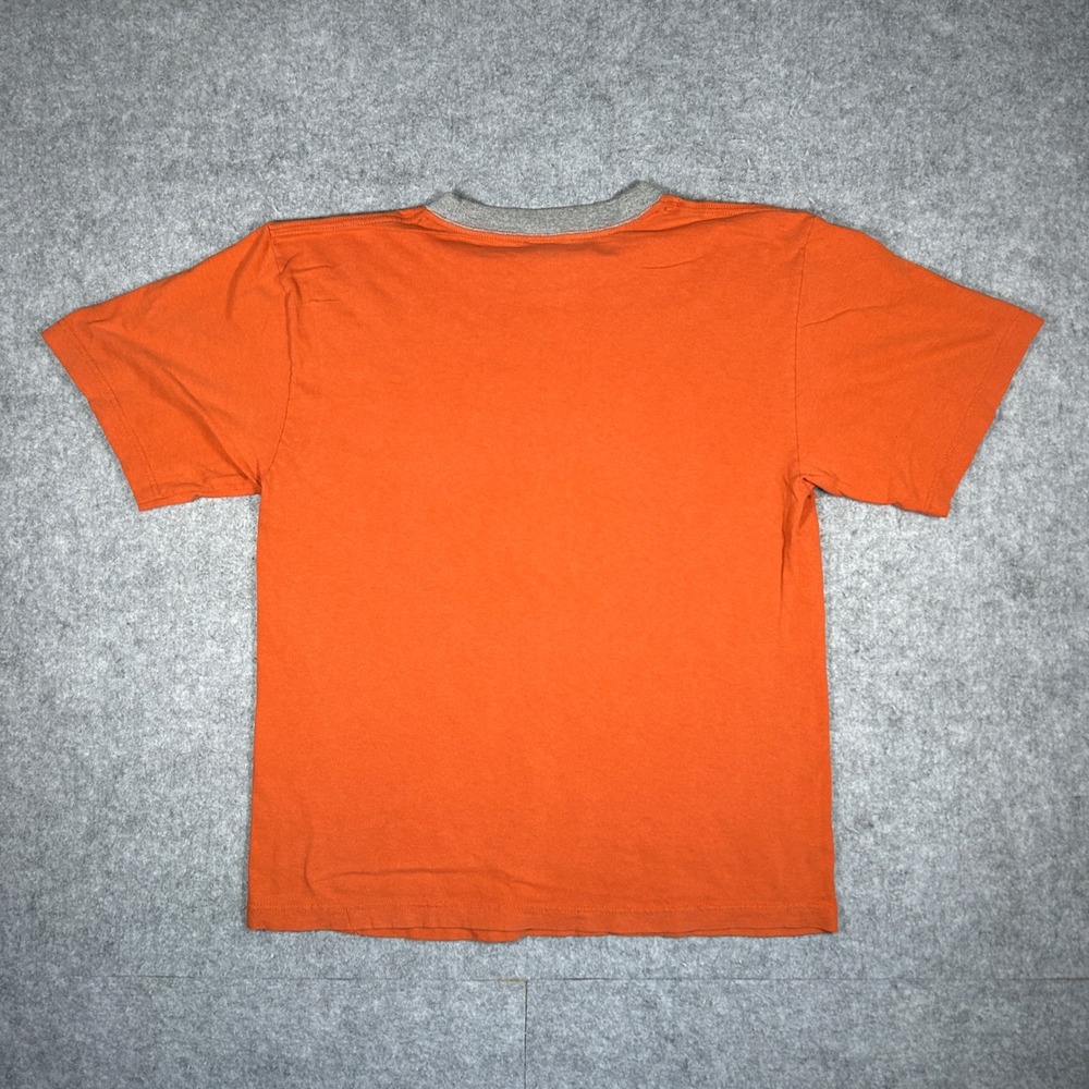 Timberland T Shirt Mens Large Orange Graphic Ringer Tee Gorpcore Outdoors - Picture 10 of 13